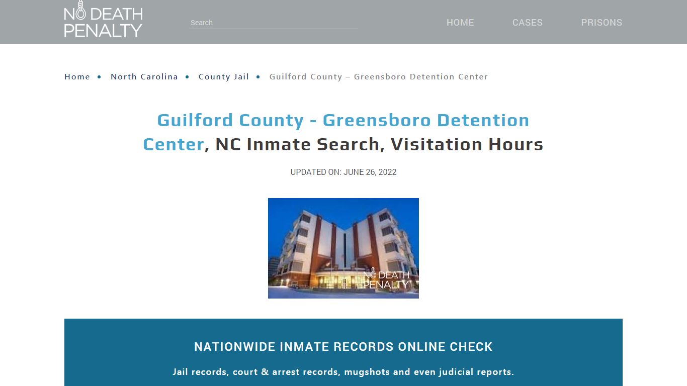 Guilford County - Greensboro Detention Center, NC Inmate ...